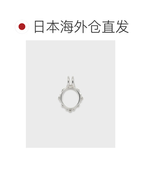 日本直邮NOJESS 女士银色立方氧化锆吊坠饰品 30251117007