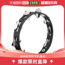 (Japanese straight mail) MEINL Persusion wooden hand rattle ring black triangular stainless steel bell