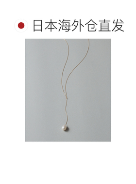 1h可退 日本直邮Lilas 女士 K10黄金 淡水珍珠 Y字链条吊坠项链 2