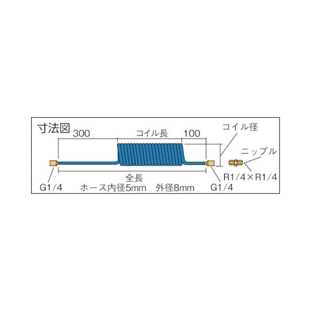 日本直邮CHIYODA空气用软管WL804Y-图0