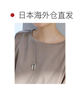 1h可退 日本直邮UNTITLED 女士 不锈钢方形吊坠项链 153071122026
