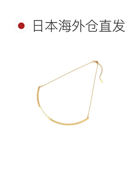 日本直邮UNTITLED 女士 短款弧形金属板项链 简约设计 百搭叠戴 1