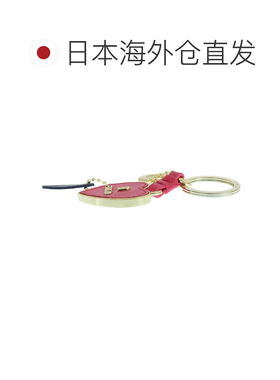日本直邮Furla 芙拉 CAMELIA KEYRING HEART 女士皮革钥匙扣 粉色