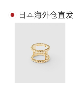 日本直邮ANAYI 女士 绳结双环丝巾戒指 10262718040