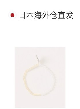 1h可退 日本直邮欧州航路 女士 简约捷克玻璃双色手链 手工制作 L