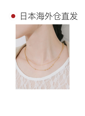 1h可退 日本直邮SMELLY 女士 金属过敏友好 双层叠戴风球链项链 S