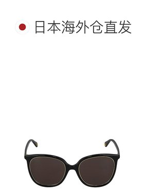 日本直邮Gucci 女士太阳镜GG1076S 002黑色/棕色