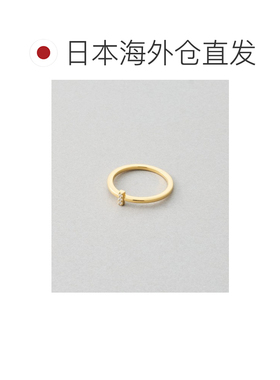 日本直邮Jouete 女士 简约三石锆石戒指 025242