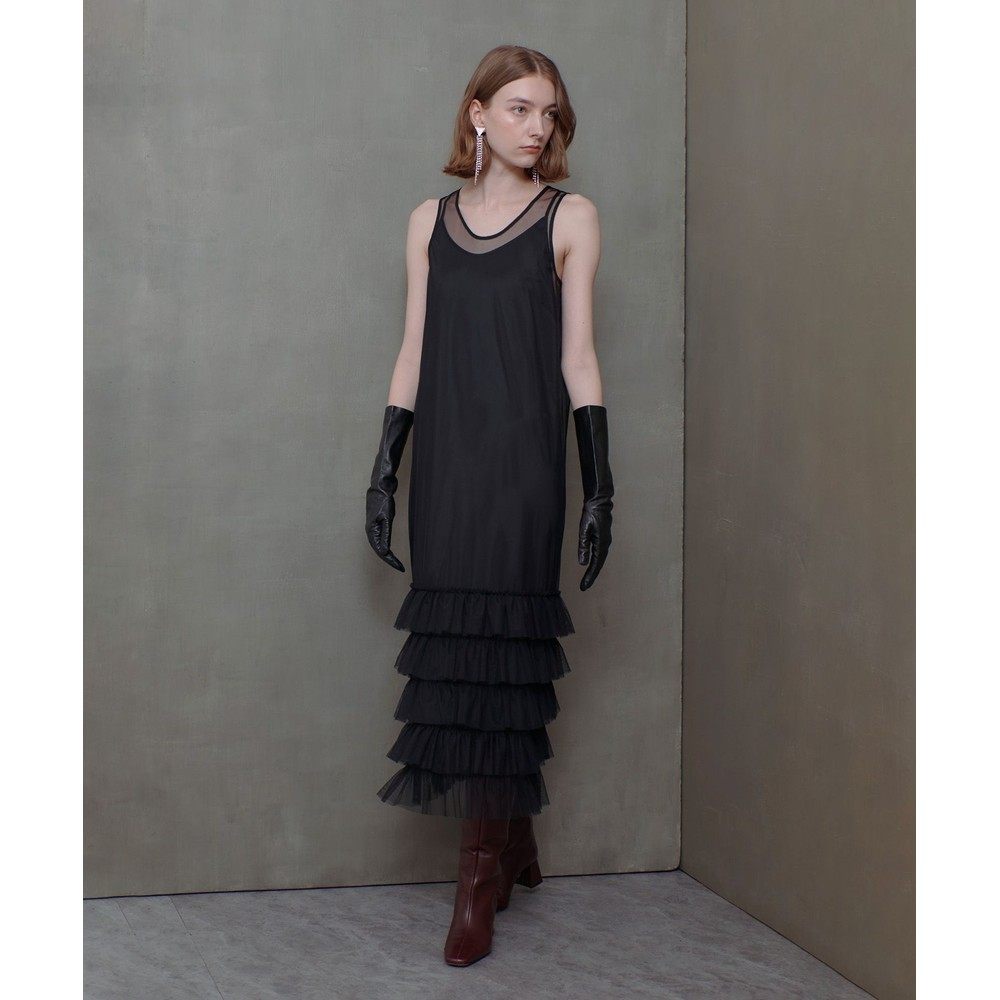 1h可退 日本直邮allureville 女士网纱层叠无袖连衣裙 2024201425,淘宝优惠券,粉丝福利购,淘宝优惠卷