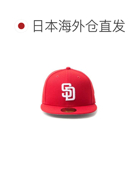 日本直邮纽亦华New Era 5950 MLB猩红色棒球帽 纽亦华（SD(13)）