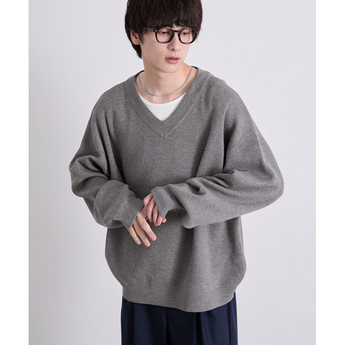 日本直邮EMMA CLOTHES 男女同款 米兰罗纹V领针织【付后1h可退】 - 图3