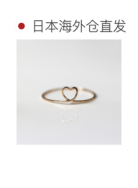 1h可退 日本直邮cui-cui K10YG 黄金 心形 华丽 戒指 756110