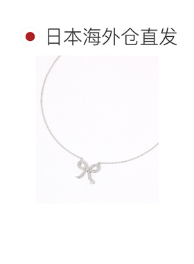 日本直邮Heather 女士 丝带造型水钻项链 659919
