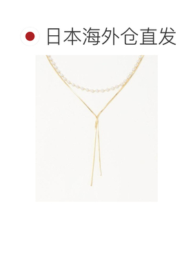 1h可退 日本直邮green label relaxing 3WAY 蛇骨链仿珍珠设计 项