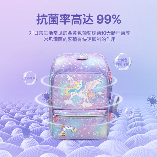 GMT for Kids儿童书包女小学生背包男护脊减负超轻双肩包1-4年级 - 图2