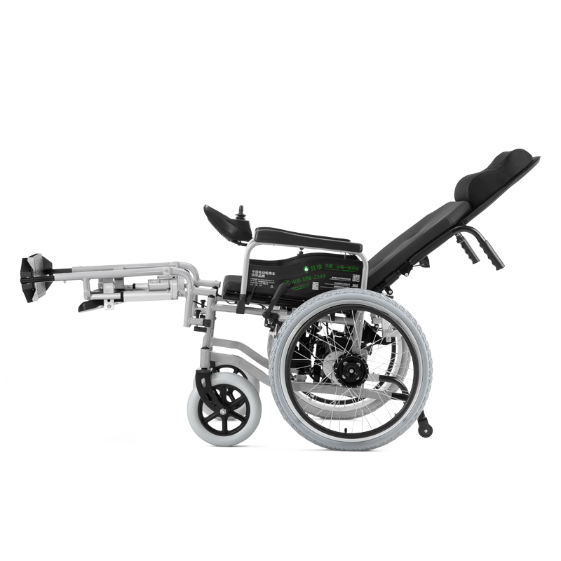 BEIZ上海贝珍电动轮椅车智能全自动折叠可躺老年残疾人代步车6113 - 图1