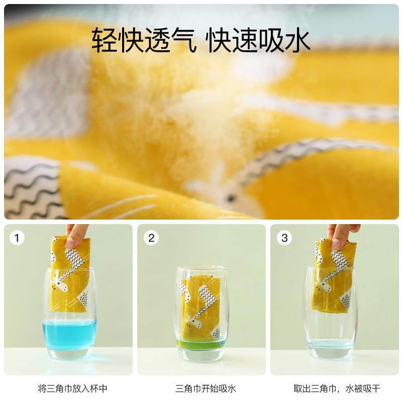 男宝宝大号纯棉三角巾春夏季儿童围嘴婴儿口水巾防水围脖帅气秋冬,淘宝优惠券,粉丝福利购,淘宝优惠卷