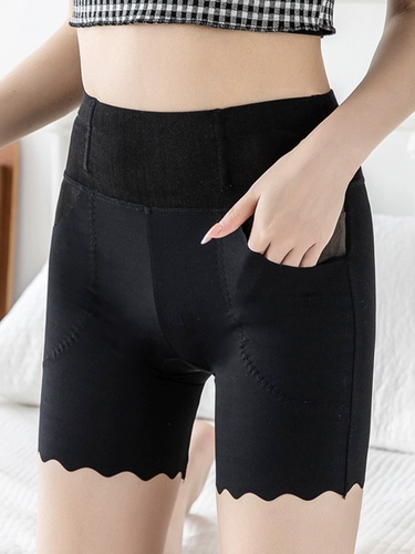 Шелковые безопасные штаны, нижнее белье, тонкое защитное белье, леггинсы