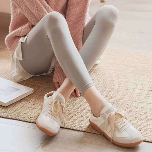 Осенние леггинсы, штаны, базовые колготки, по фигуре, телесного цвета