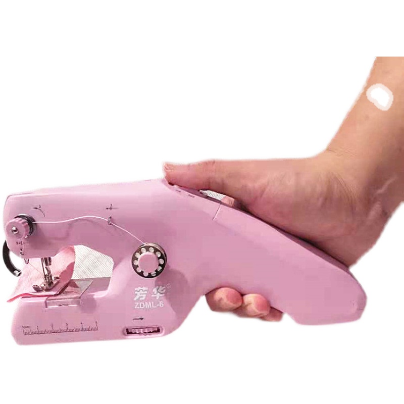 全自动手持缝纫机家用小型迷你手动手工电动缝衣机微型缝衣服神器 - 图3
