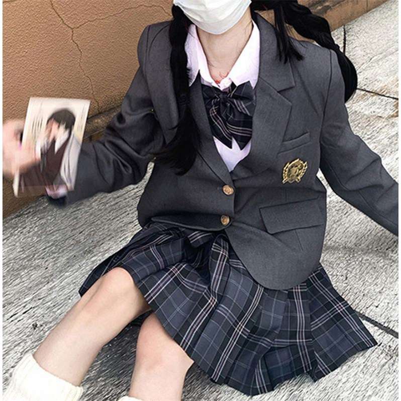 陇海西服 学院风jk外套西装日制校供感西服制服女 - 图3