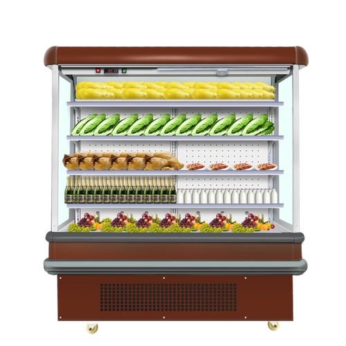 Истинный ветер и холодный фруктовый шкаф шкаф свежего шкафа Коммерческий охлажденный пряный пряный шарнир