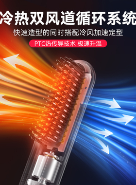【冷风定型】高颅顶无线直发梳