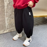 Зимние детские штаны для мальчиков для отдыха, коллекция 2023, свободный крой, в западном стиле