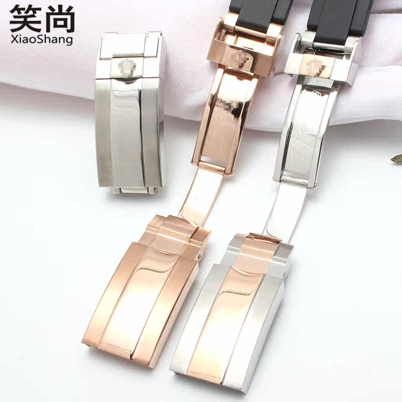 代用劳力士表带橡硅胶名仕黑绿游艇 笑尚配件