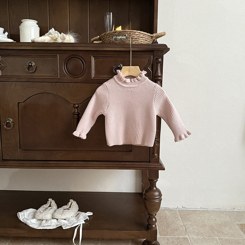 女童毛衣秋装婴儿衣服女宝宝春秋内搭打底衫2025新款儿童洋气时髦,淘宝优惠券,粉丝福利购,淘宝优惠卷
