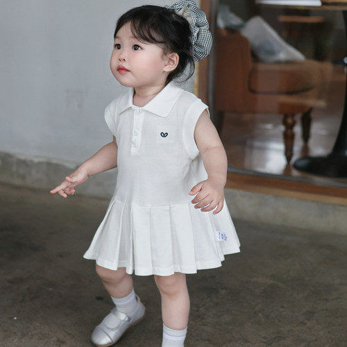 女童连衣裙夏季新款洋气儿童polo公主裙子女宝宝周岁礼服婴儿夏装 - 图2