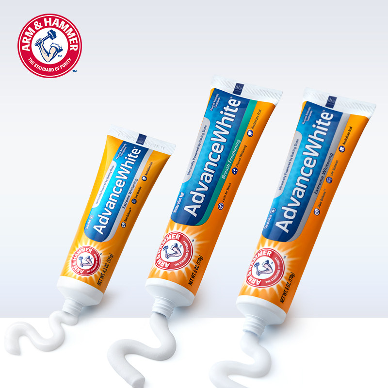 美国艾禾美进口焕白小苏打美白牙膏 艾禾美牙膏