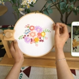 Вышитый на рабочем столе рама профессиональный перекрестный перекрестный перекрестный вышитый