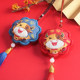 Diy zodiac tiger keychain ສັນຕິພາບ charm ສໍາລັບແຟນ