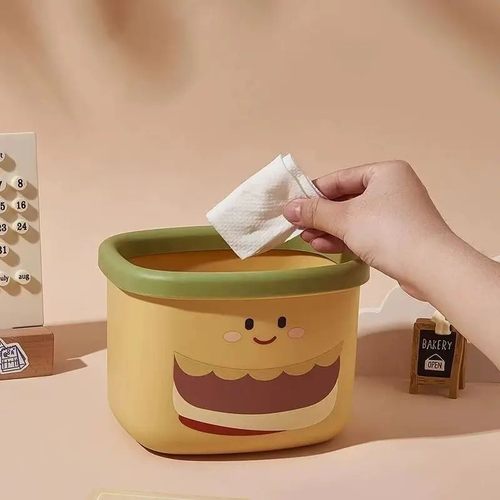 桌面垃圾桶家用2025新款卧室迷你小号学生宿舍书桌上大容量纸篓筒 - 图2
