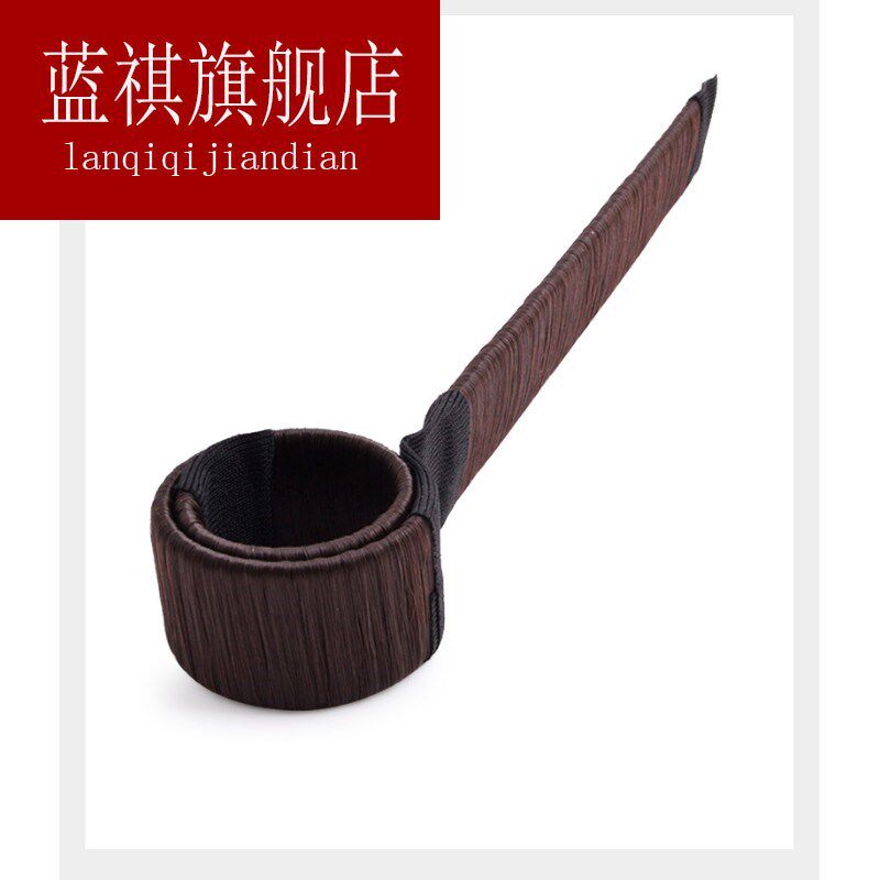 .速成法式卷发宝盘发丸子头花苞头 兽志发饰