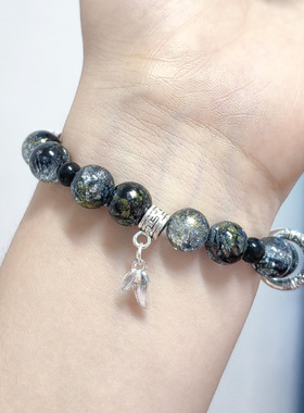 墨川新中式冰裂碎花串珠手链