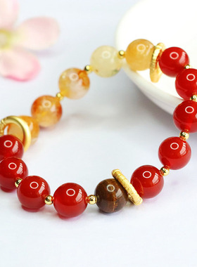 哪吒敖丙手链小红书同款印象衍生爆裂珠串珠二次元男女学生手串