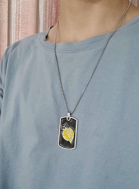 欧美科比项链土酷蹦迪情侣吊坠