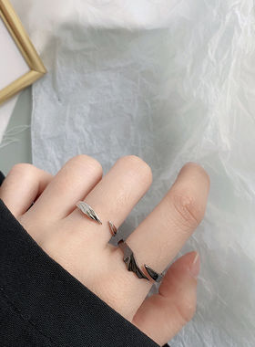 天使恶魔之翼戒指生日礼物对戒