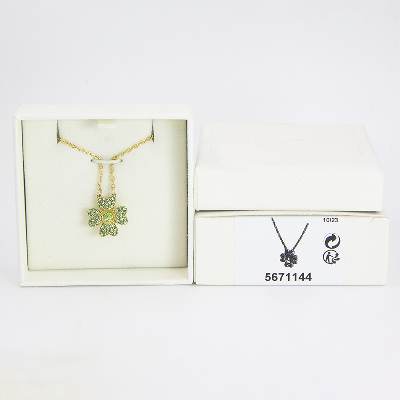 Swarovski/施华洛世奇新品绿色水钻幸运四叶草女项链5671144礼物