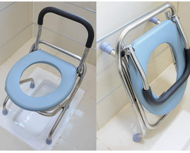 坐便椅老人孕妇可折叠大便移动马桶 贝澳医疗器械便厕用具