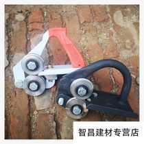 Self-produced self-selling hand-holding press-edge machine sheet iron insulation roll round machine galvanized sheet-edge machine sheet iron sheet iron-sheet iron red standard