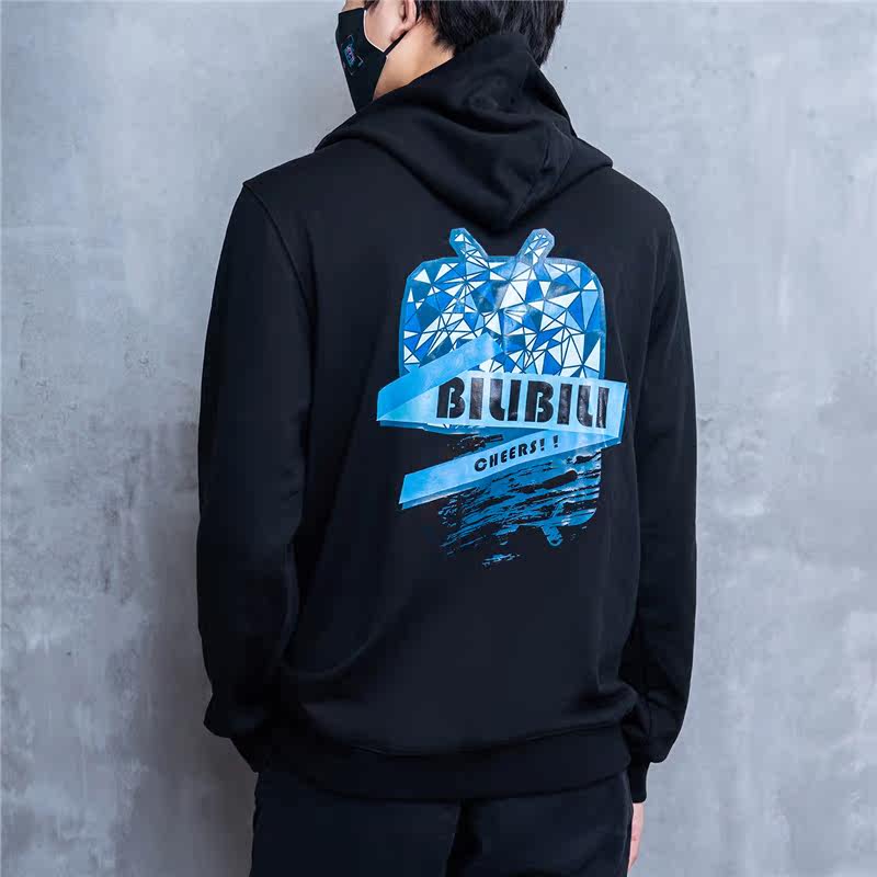 超电文化哔哩哔哩小电视彩绘卫衣 超电文化卫衣