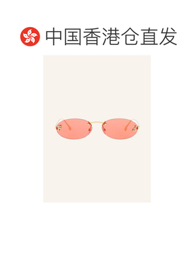 香港直邮FENDI 女士太阳镜 100143128119501 CO 金色 Sunglasses