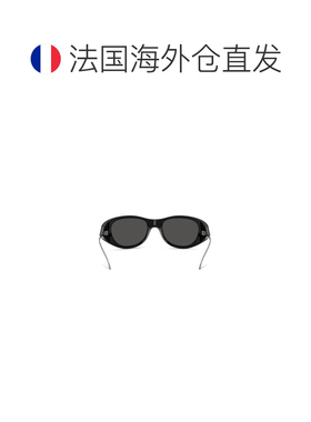 自营欧洲直邮Diesel迪赛 女士深灰色注塑椭圆形太阳镜
