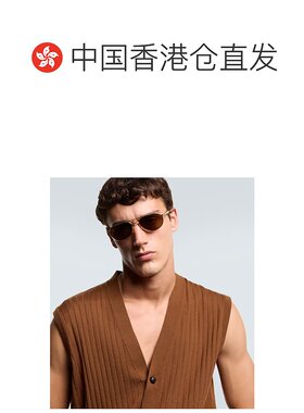 1h可退 香港直邮Bottega Veneta 葆蝶家 男士 Fin 飞行员太阳眼镜