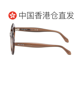 1h可退 香港直邮alaia 女士 棕色太阳镜 AA0088S003BRO 舒适时尚