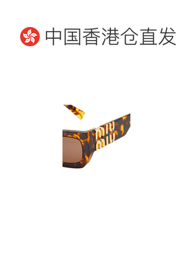 香港直邮Miu Miu 徽标太阳镜 MU09WS缪缪方形驾驶户外配饰
