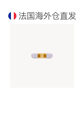 自营欧洲直邮YSL圣罗兰 女士浅紫色/黄色树脂金属弧形手镯